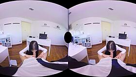 I, the secratary at Virtualrealporn.com, am gettin fucked by my boss. Oh god, it's so big!