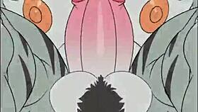 feeling wild with decker x vert banging hard in furry anal group action