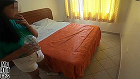 Lucía's Shaved Ass And Natural Tits Tease In Babysitter Preview