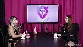 Safada Gets Naked, Pussy Licked Wet After Fetish Talk.