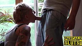 Hot blonde miss trixx gets pussy pounded rough!