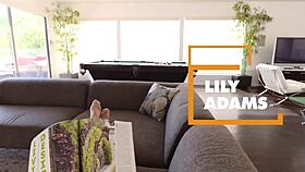 Pov style, banging angry lesbian Lily Adams hard