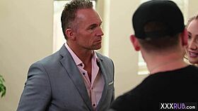 hot milf with big ass massages a perverted lawyer's cock 😏