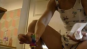 i accidentally came in her soft warm hands and legs twice in a row with ruined cumshots