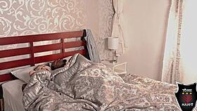 Busty blonde Kasey Miller meets hot hunk Rome Major