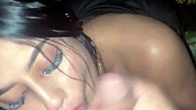 After a long trip, we had passionate sex in the camp, cum flying outdoors in the colombian wilderness