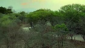 Angel Emily Gets Outdoor Anal During Safari