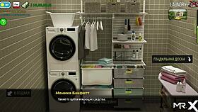 Fashionbusiness game scene with take off clothes dialogue