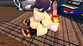 Roblox porn compilation with blowjobs, 3somes, and cumshots 😈