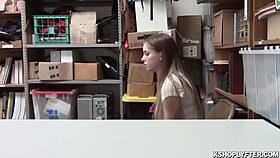 lp officer settle the score of shoplyfter with his cock