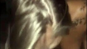 Finnish amateur SUCKS MASSIVE COCK with bold intensity