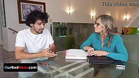 Cherry promises Rico hot fun at night with her small tits 😏