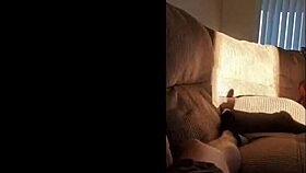 Caught Playing With My Big Cock?