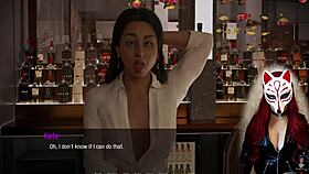 kate 11 in 3d cosplay with feet and legs