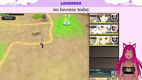 Vtuber Lewdneko Tackles Evenicle Part 5 with Big Tits on Display