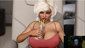 can't stop staring at her huge boobs on holiday island part 2