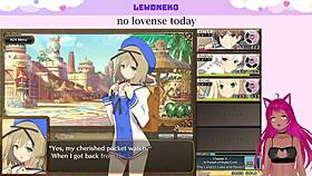 Vtuber Lewdneko Tackles Evenicle Part 5 with Big Tits on Display