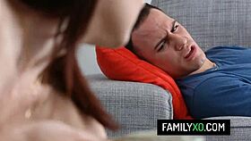 Slutty Stepsister Hailey Rides Stepbrother's Cock