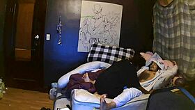 Slipperycherry rides a big black cock while submissive in pajamas