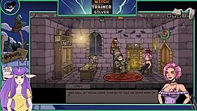 Witch Trainer Silver Part 10! Blonde and Brunette Hentai Action with Big Asses.