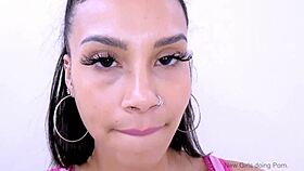 Superb Babe Sucks Big Rod At Modeling Audition?