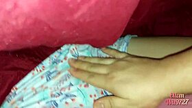 Playing games between sheets with stepsister