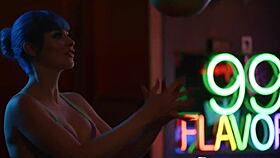 delphine films- kayley gunner and jewels blu turn video game fantasy into real lesbian action