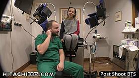 Become doctor-tampa makes freshman kalani luana orgasm with hitachi wand during physical