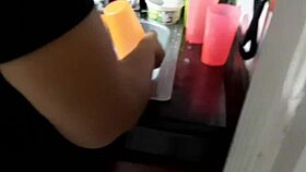 want me to suck your big black cock while washing dishes?