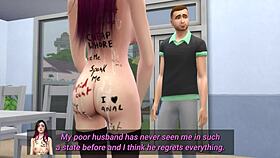 Office SLUT Gets HUMILIATED By Workers!