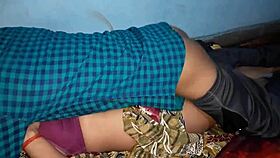 An Indian wife shares an intimate night with a young couple