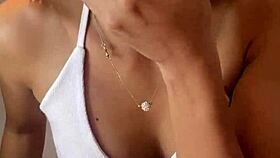 Cute 18 Year Old Woman Records In The Bathroom Without Clothes