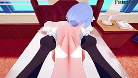 i'm fuckin rem naked sex ahegao face big boobs maid re zero pov fantasyking3