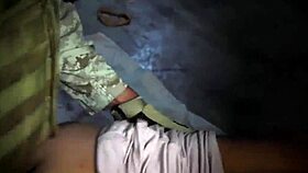 Sexy Arab Girl Drops Booty Outside Military Base