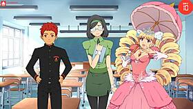 Ever wonder what sneaky fun happens in anime games like Bacchikoi Ichiru Route?