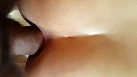 My husband pounds my ass hard in anal assfucking every night.