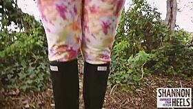 Welsh Slag Chav Shannon Huxley Fucks a Stranger Outdoors for Ciggies