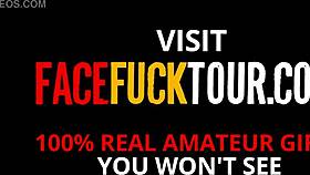 Latina can't stay mad with her mouth full of my huge cock 😏