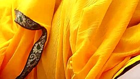 Indian teen with big tits explores her body