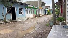 Watching My Neighbor Ride Bike In Miniskirt Without Panties, Big Ass Colombian Fucked By Neighbor