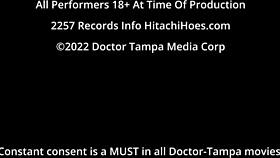 doctor-tampa gives channy crossfire intense hitachi orgasms during college physical