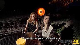 Watch this gay couple fucking while their girlfriend watches from the pov.