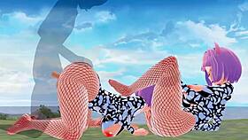 3d indian babe with big ass gives blowjob and rides