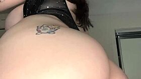 Let me tease you in my sparkly lingerie with my big Aussie tits bouncing.