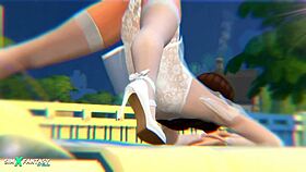 Liberty lee explores love and riding in the sims 4 game