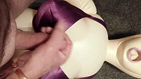 Let's Have Some Handjob Fun With Dolly, She Wears Bra And Gets Cumshot