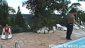 a strapon this big is going to hurt a little at first