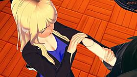 Scp 105 fingers pussy before riding guy's cock?