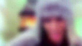 sloppy blowjob pov in snowy outdoor frozen location