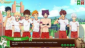 Game Friends Camp Episode 9 - Made a Juicy Blowjob to Natsumi with Russian Voice! Wow!